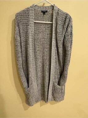 Express Open-Front Chunky Knit Cardigan